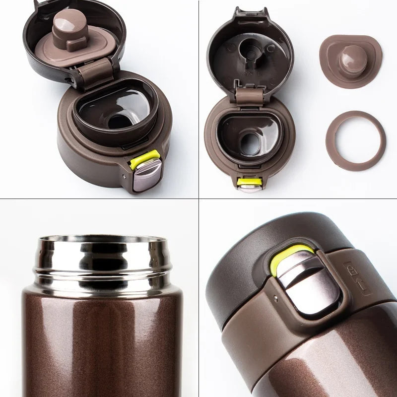 500ML Stainless Steel Vacuum Flask Thermos Bottle with Flip Lid