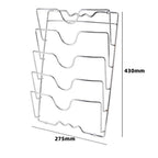 Kitchen Pot Cover Holder Rack – Rustproof Wall Hanging Organizer