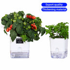 Self-Watering Magnetic Plant Pot with Cotton Rope for Garden