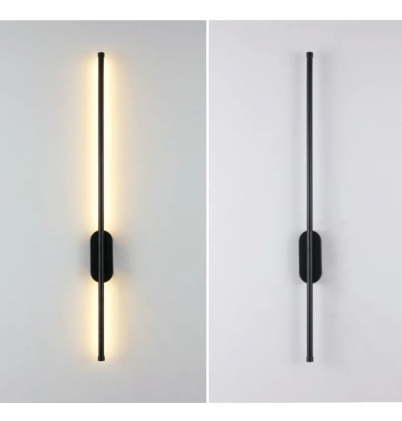 Modern Nordic LED Long Wall Lamp for Bedroom and Living Room