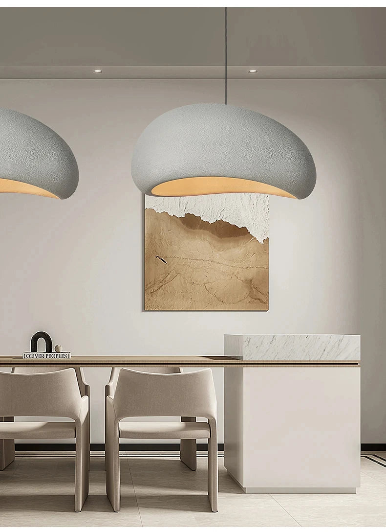 Nordic Wabi Sabi LED Pendant Light for Living & Dining Room