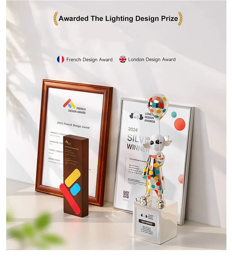 Nordic LED Wave Chandelier for Dining Room and Restaurant