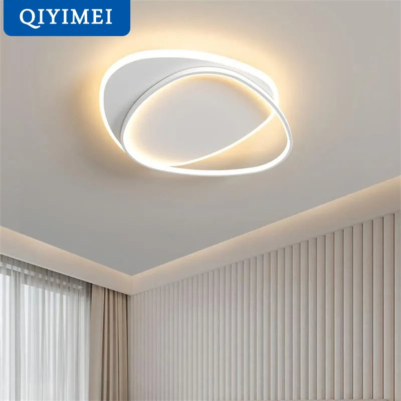 QIYIMEI Modern LED Chandelier for Bedroom and Living Room